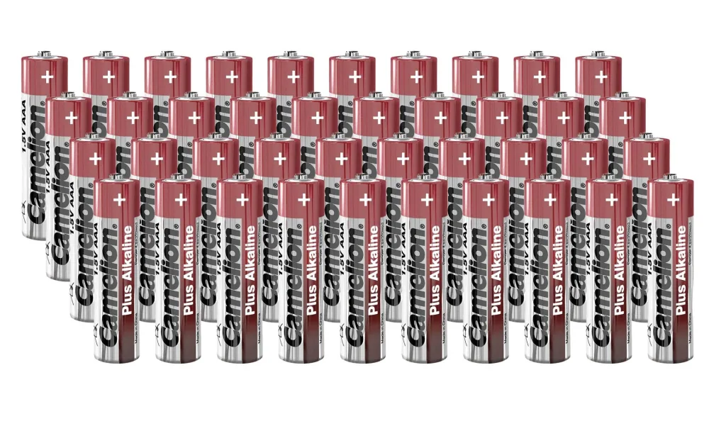 Alkaline Micro (AAA) Plus Batteries - 40 pieces