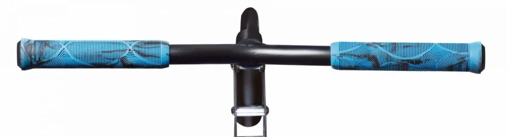 Stunt scooter with reinforced wing handlebars, HIC Compression System, 100 mm, ABEC 9, 360° steering, blue
