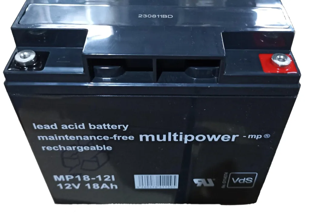 Lead-acid battery 12V, 18.0Ah, M5 thread, VdS