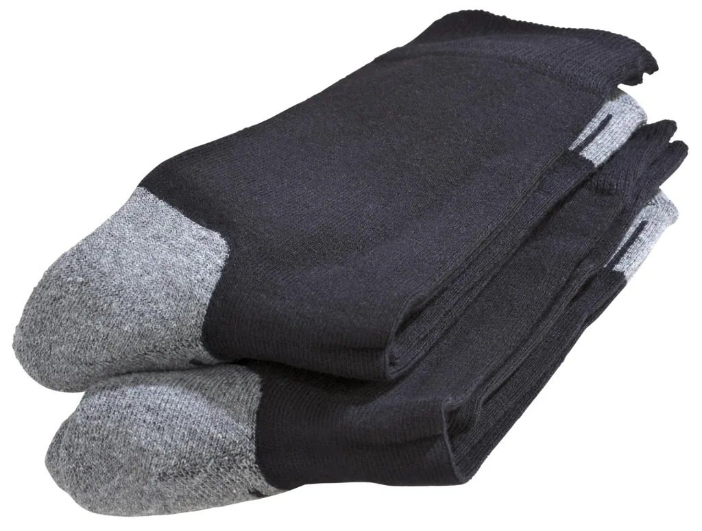Hiking socks 2-pack, color black, size 39/42