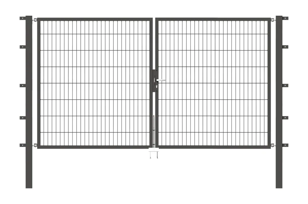 Double gate set Flexo including posts 3 x 1.6 m anthracite