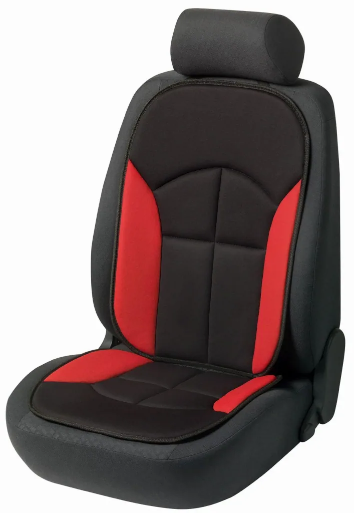 Seat cover "Norvara" black - red