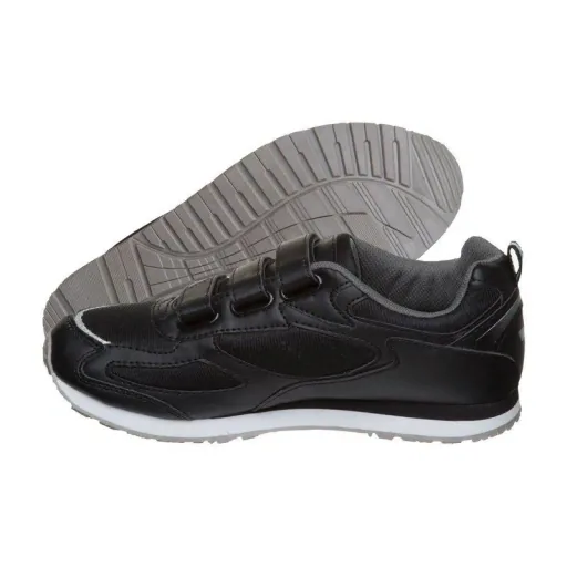 Casual shoe with Velcro fastener, color black, size 46