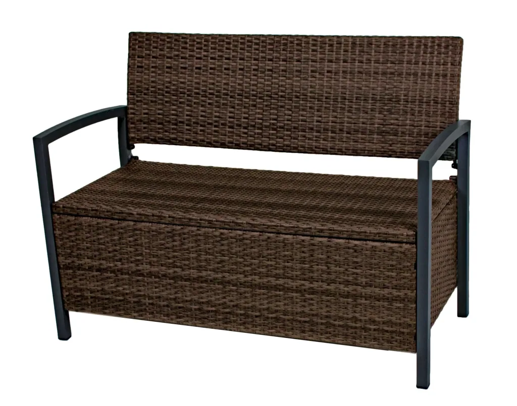 Garden bench "Ferrara" coffee