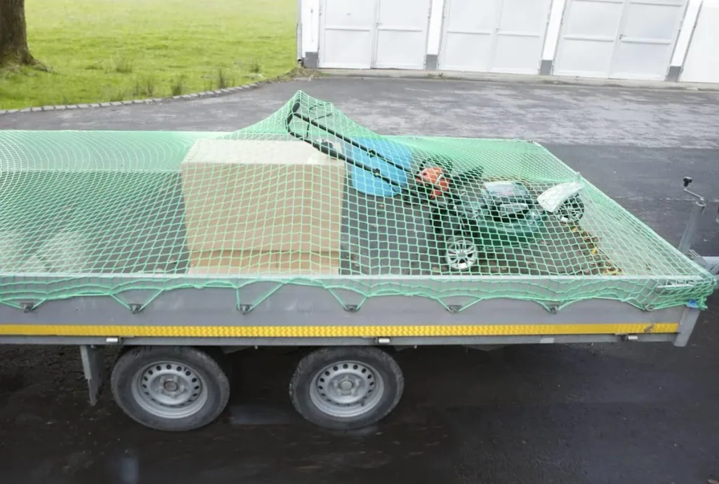 Container net with rubber rope, 3.5 x 7 m