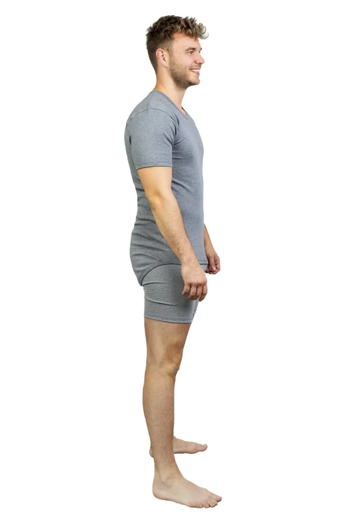 Undershirt, dark grey/melange, size M