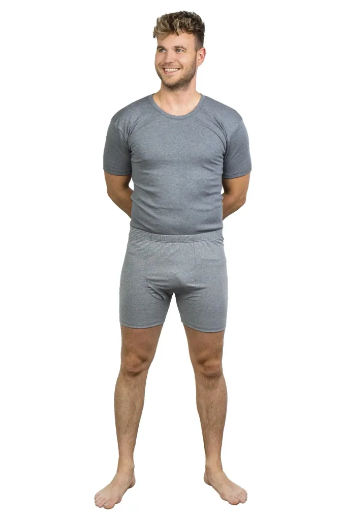 Undershirt, dark grey/melange, size M