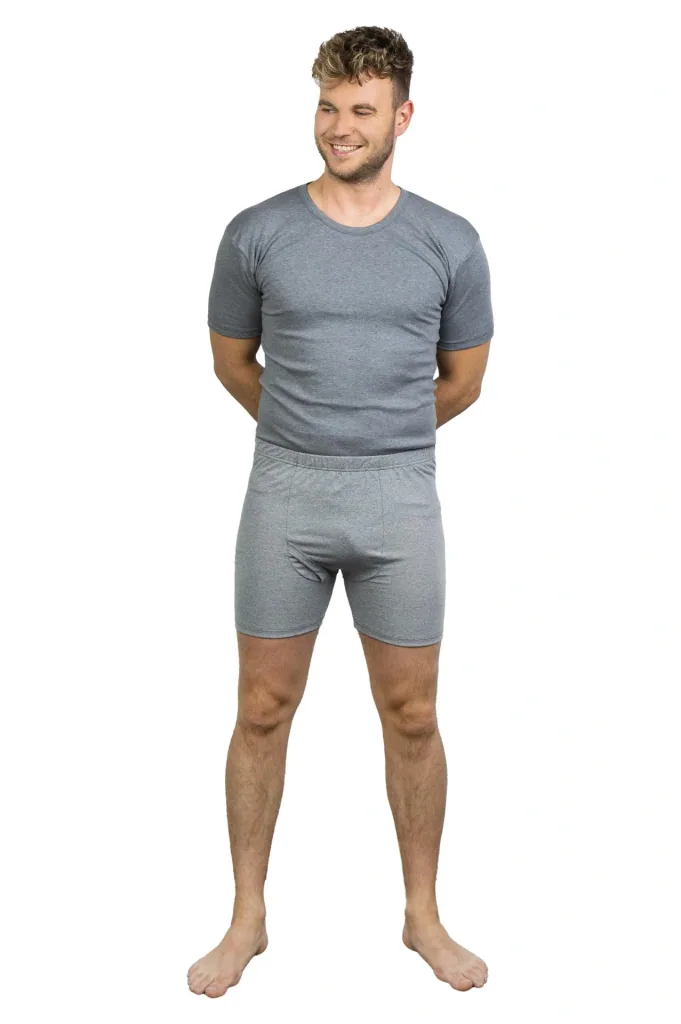 Undershirt, dark grey/melange, size M