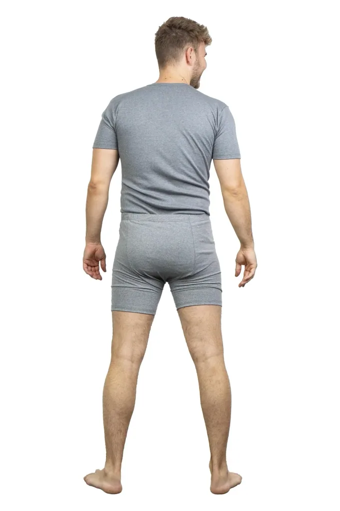Undershirt, dark grey/melange, size M