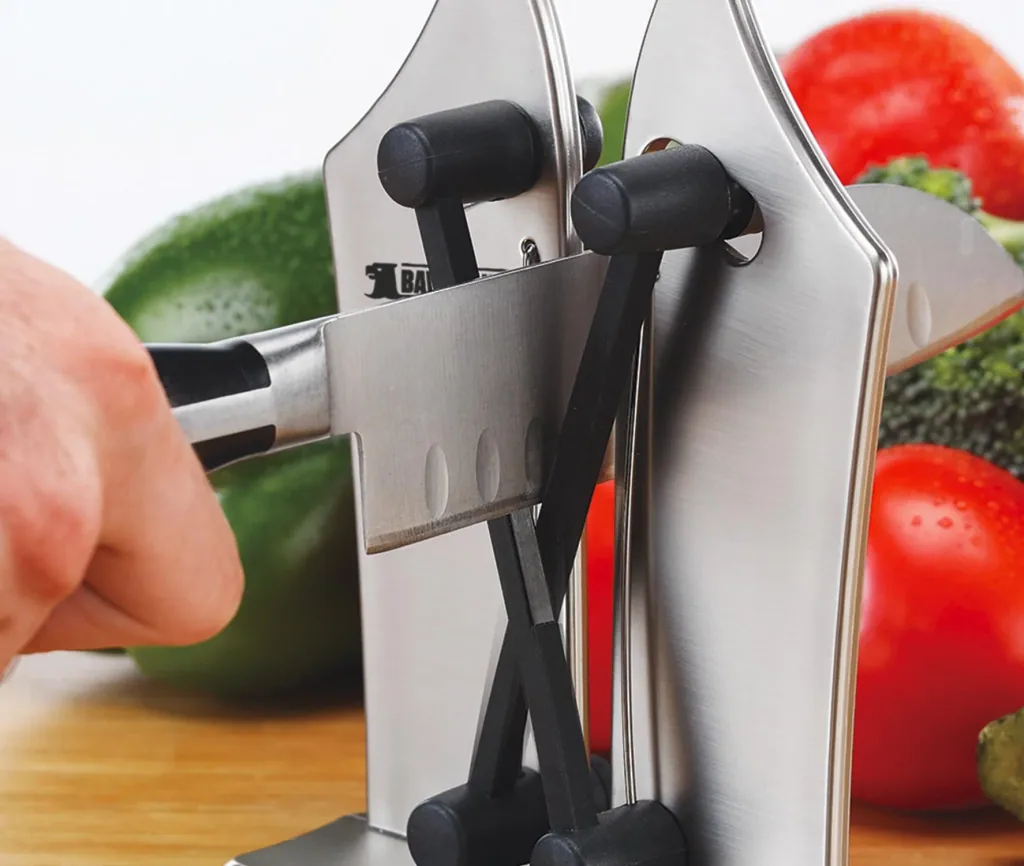 Knife sharpener "Bavarian Edge", silver