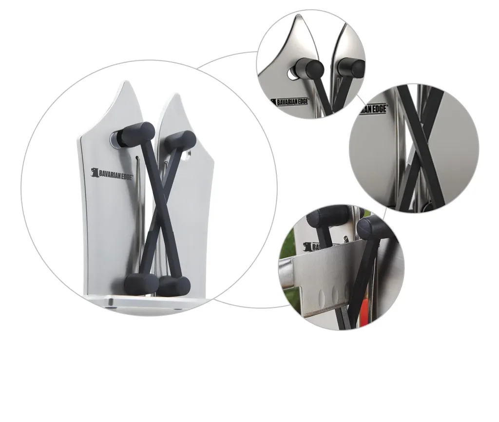 Knife sharpener "Bavarian Edge", silver