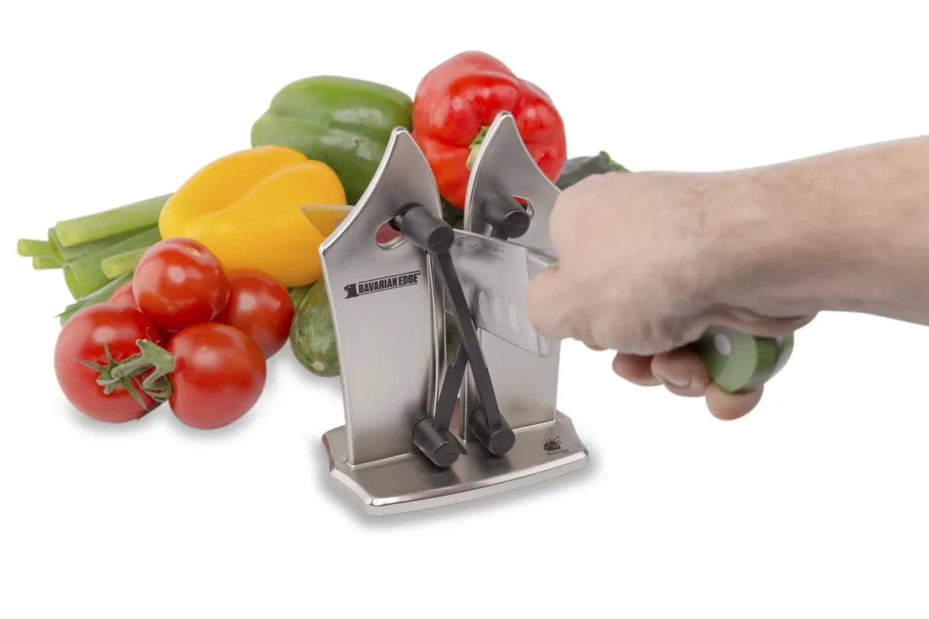 Knife sharpener "Bavarian Edge", silver