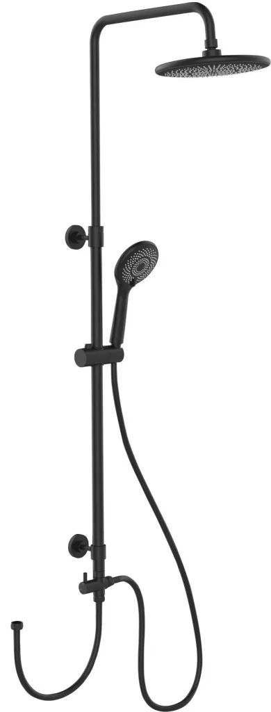 Watersaving shower system Black