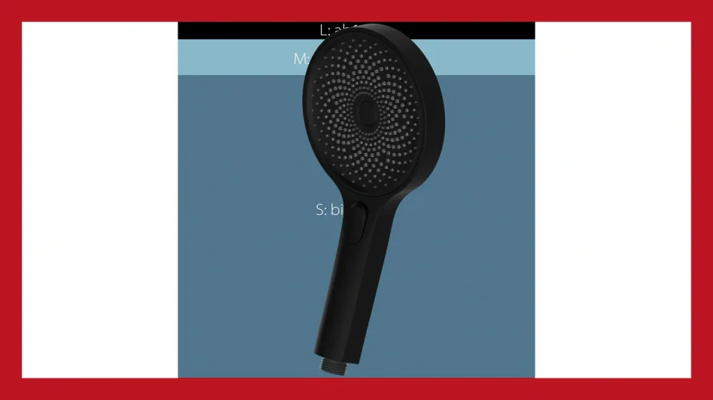 Hand shower "SAMOA RAIN", matt black
