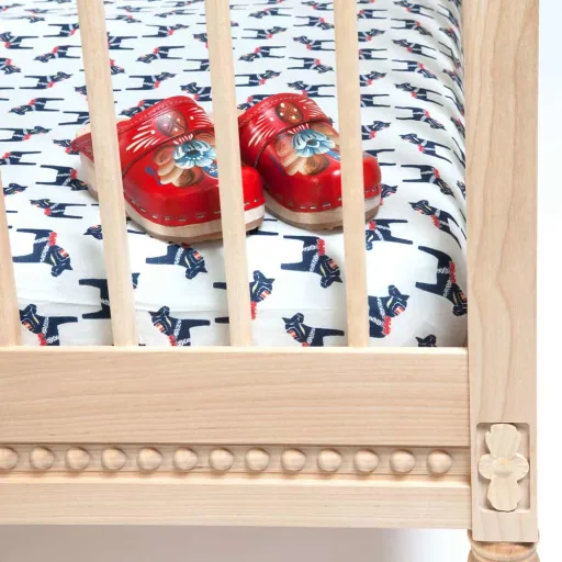 Gustavienne babybed 60 x 120 cm wit