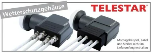 Single LNB "High Class" with weatherproof housing