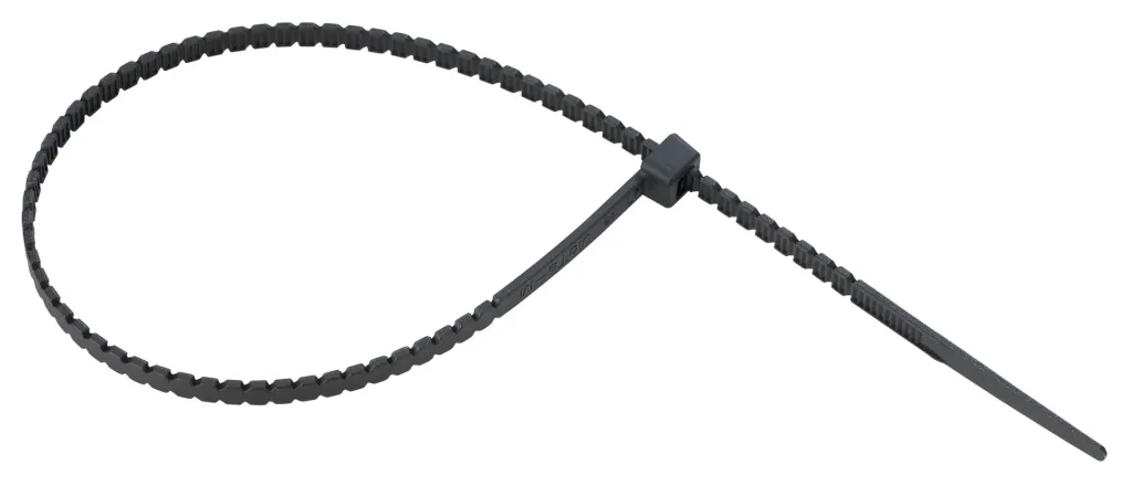 Twist Cable Ties, Black UV 300 x 4.6 mm