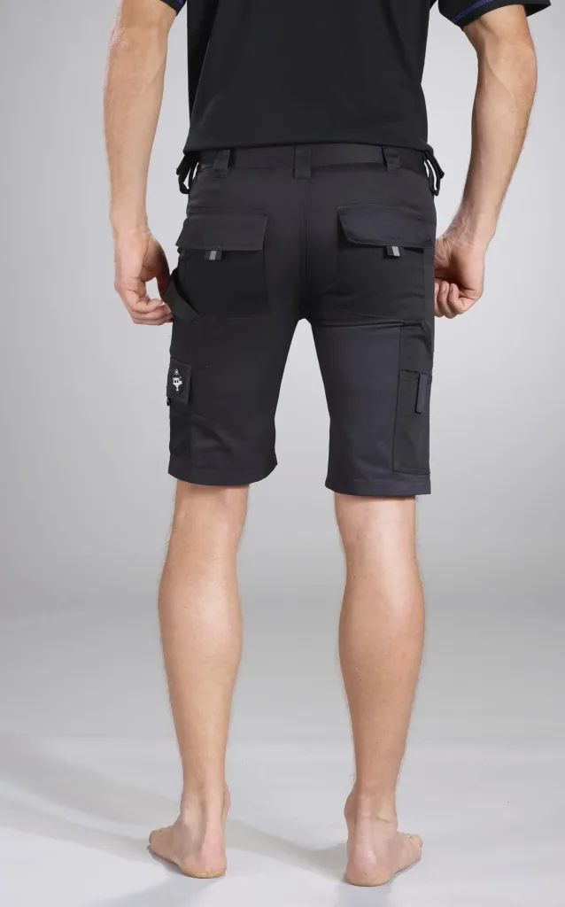Worker shorts, color black, size M