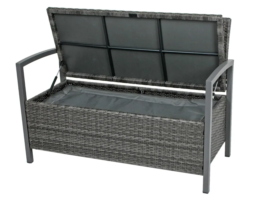 Garden bench "Ferrara" dark grey