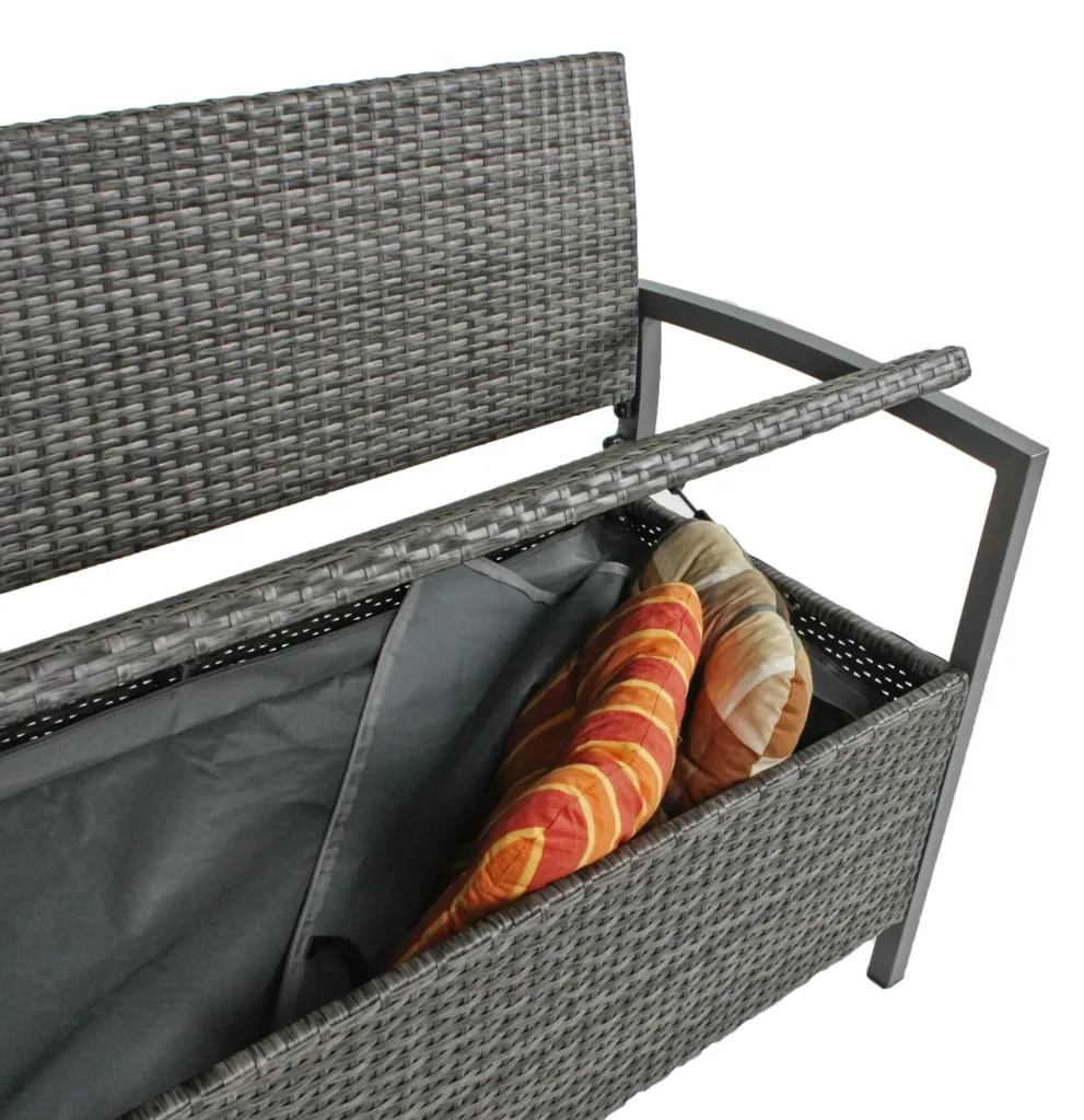 Garden bench "Ferrara" dark grey