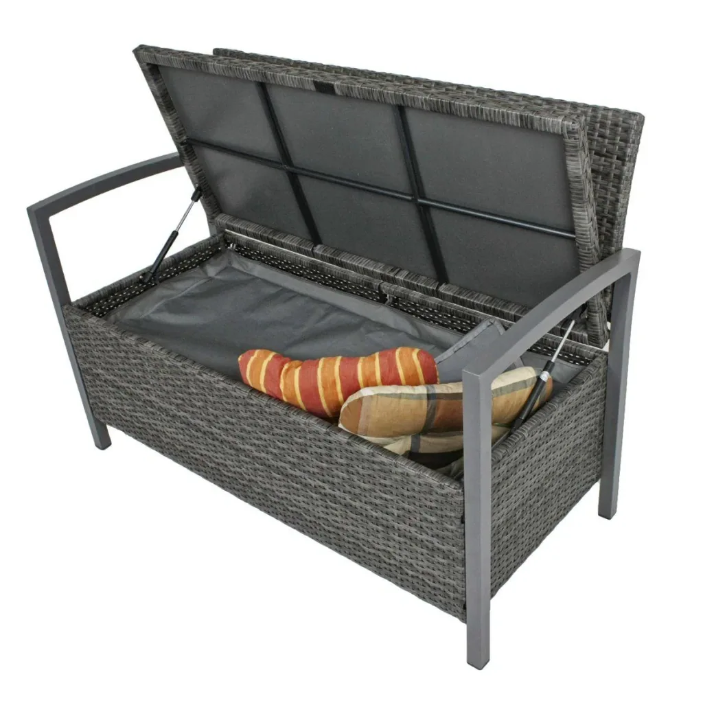 Garden bench "Ferrara" dark grey