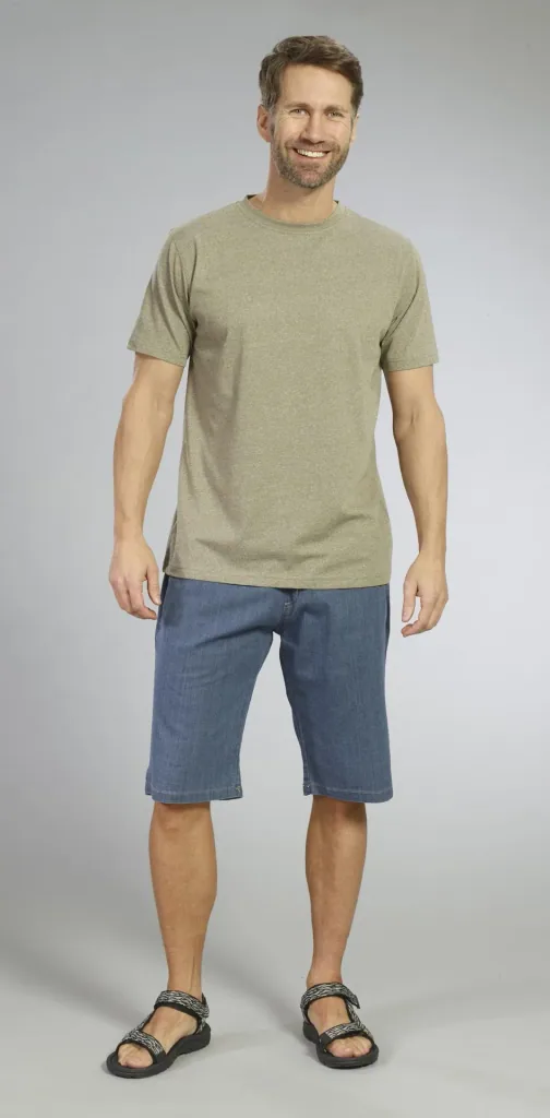 Functional shirt, color olive melange, size M