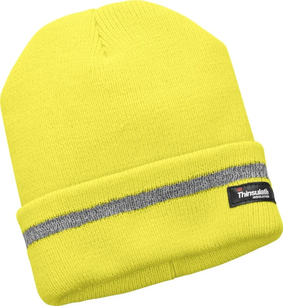 Knitted hat Warn yellow size I