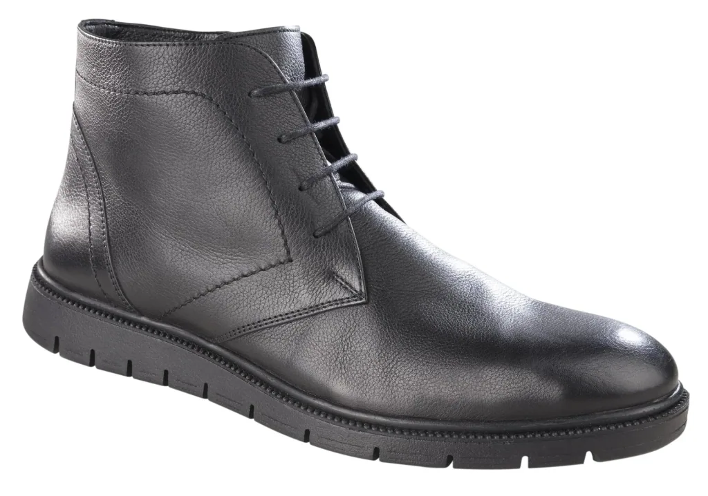 Ankle boots with zipper, color black, size 40
