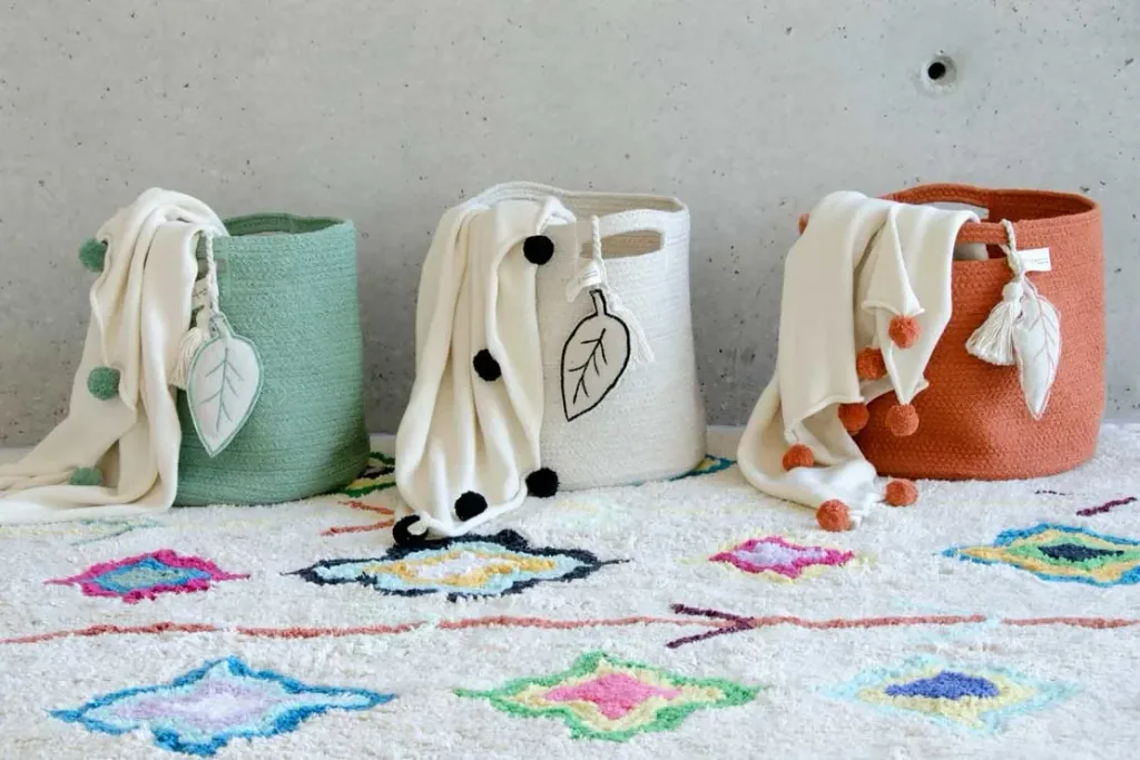 Lorena Canals tapijt Karool beige gekleurd