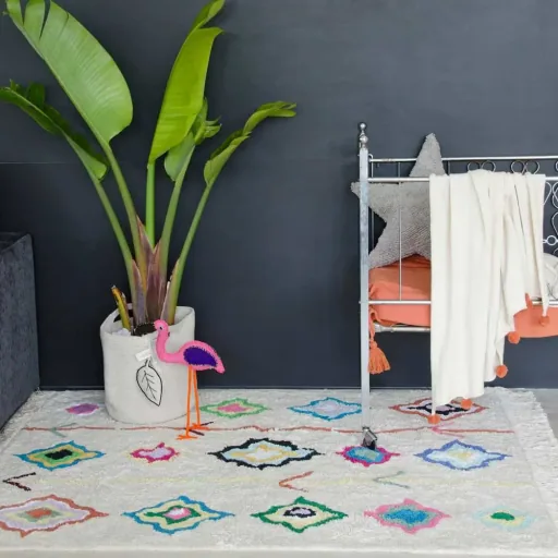 Lorena Canals tapijt Karool beige gekleurd