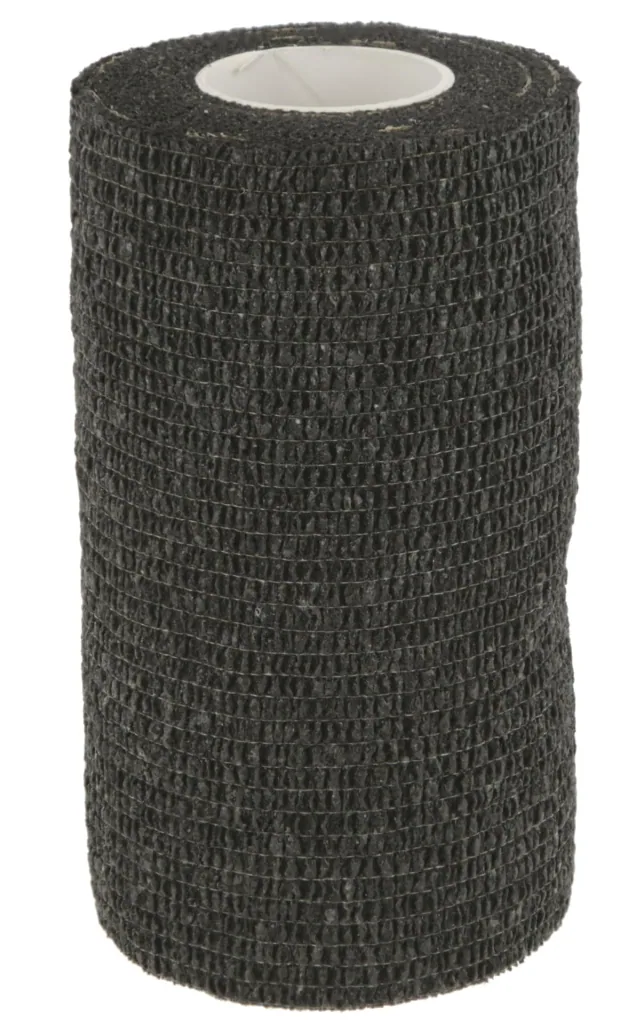 VetLastic claw bandage, black, 10 cm, self-adhesive