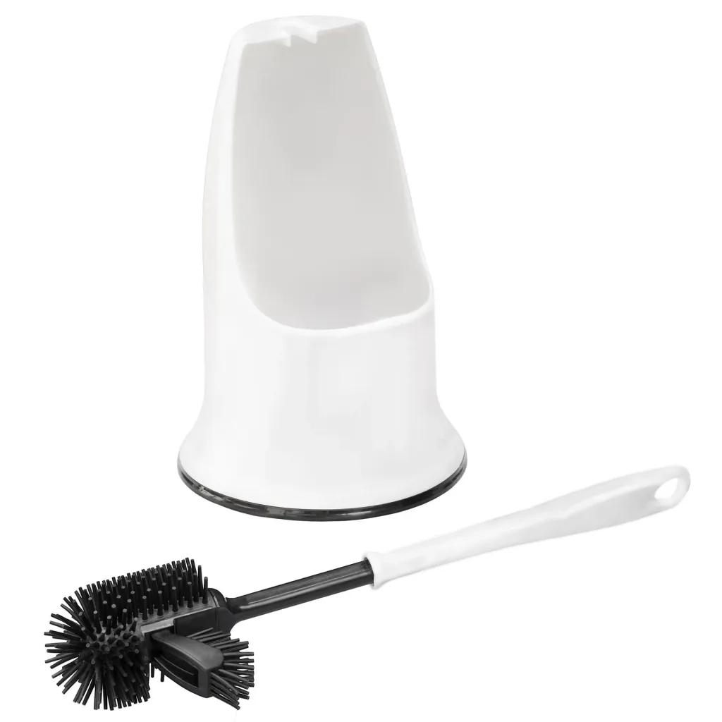 Silicone toilet brush, black