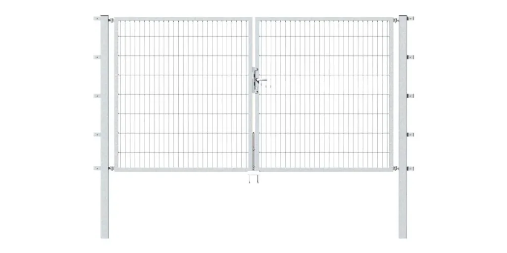Double gate Flexo with accessories, hot-dip galvanized, width 200 cm, height 100 cm PF 60x60 cm