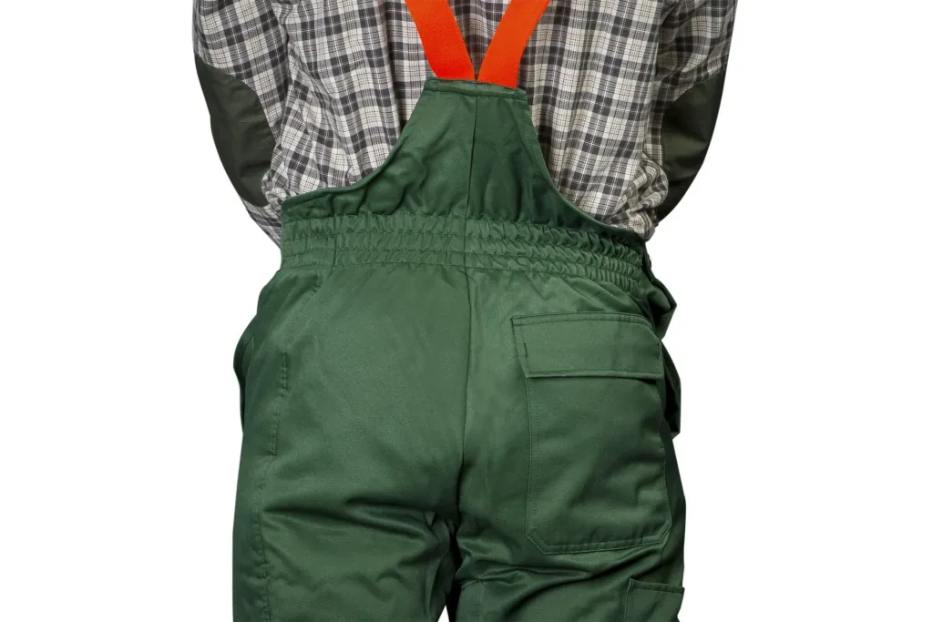 Cut protection safety starter set: trousers size 52, helmet, gloves