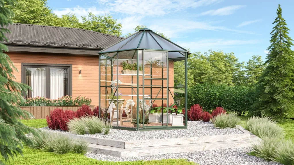 Greenhouse Juno 4500 ESG/HKP, color emerald