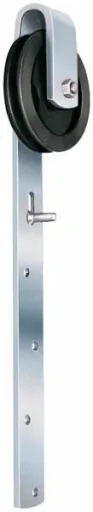 Gate rollers with bracket, 105mm, 4 pieces