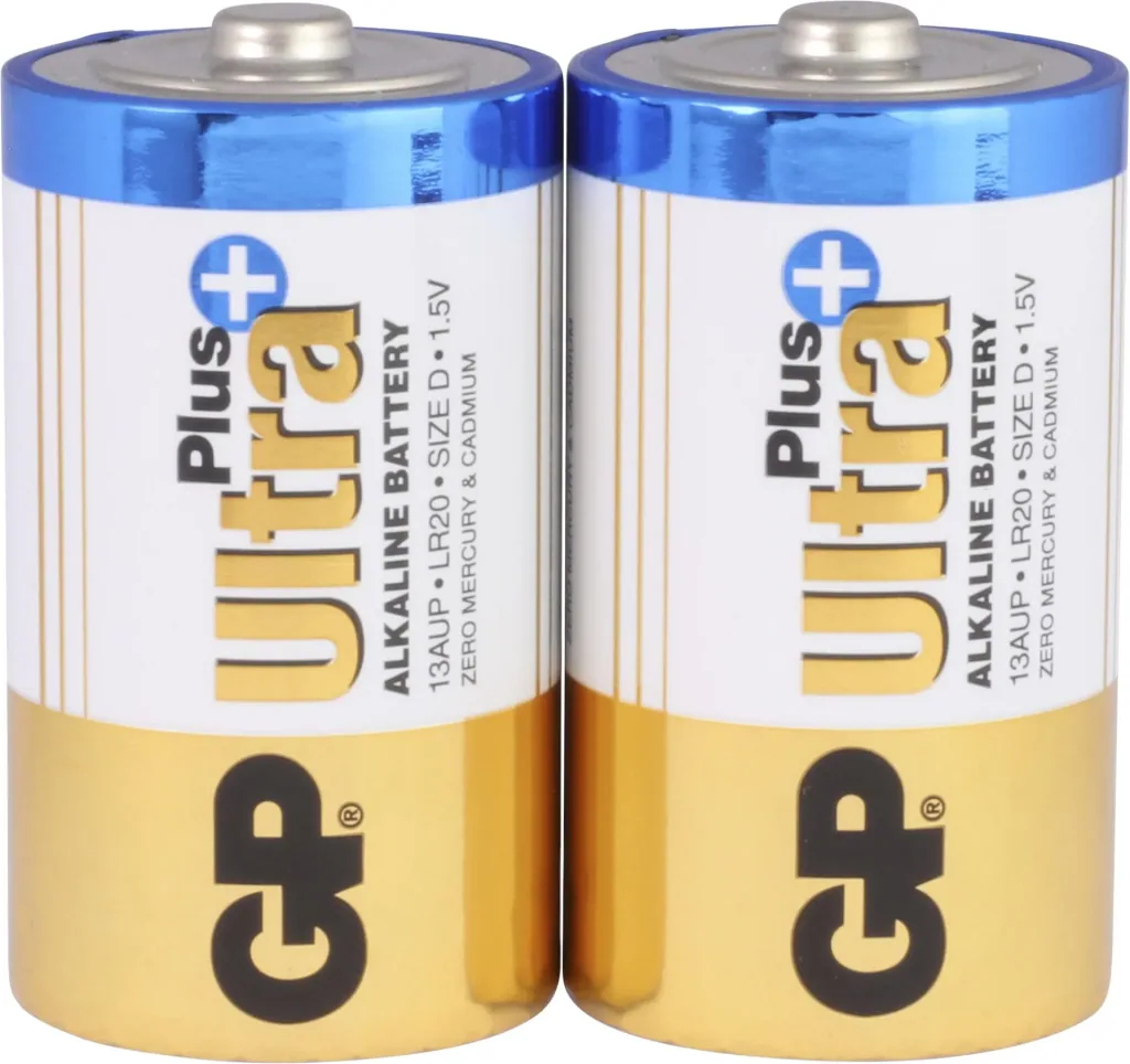 ULTRA PLUS Mono D Alkaline Batteries - 2 pieces