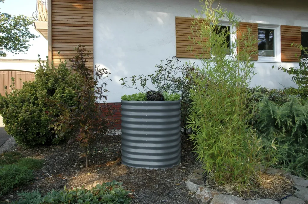 Raised bed Terra Round 858, color granite