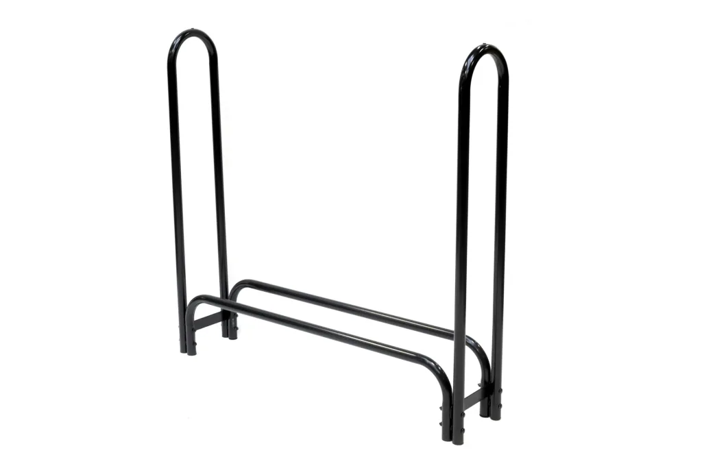 Firewood Firewood Rack 126x25x118 cm Black