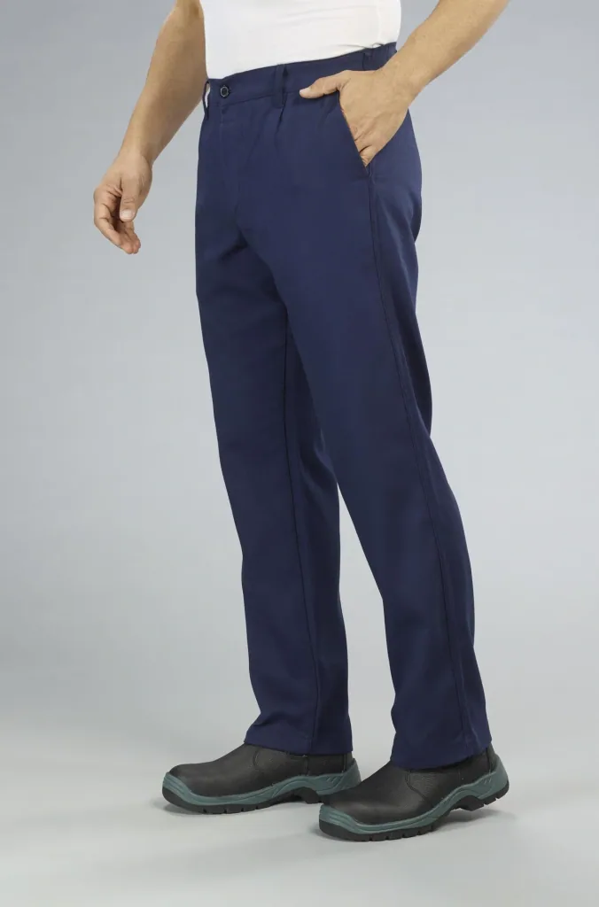 Waistband trousers in a double pack, color hydron blue, size 54
