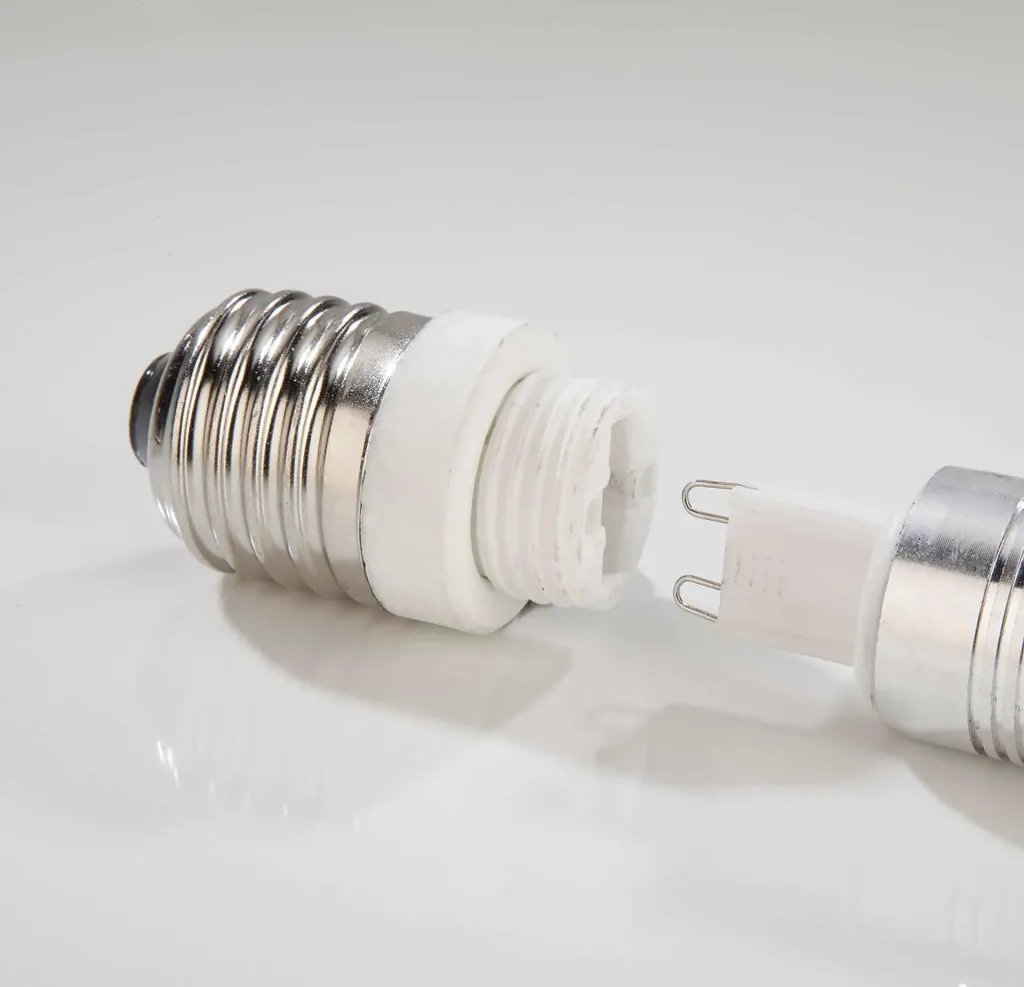 Adapter GU10 to E14 socket, 3 pieces
