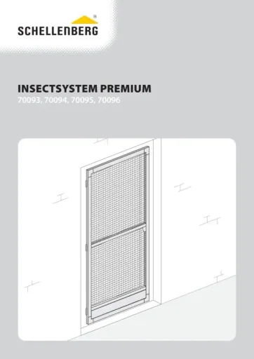 Premium fly screen door, 120 x 240 cm, anthracite