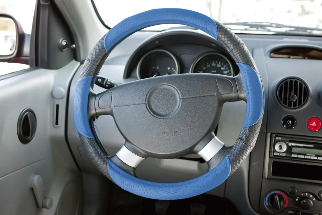 Steering wheel cover Sport, blue