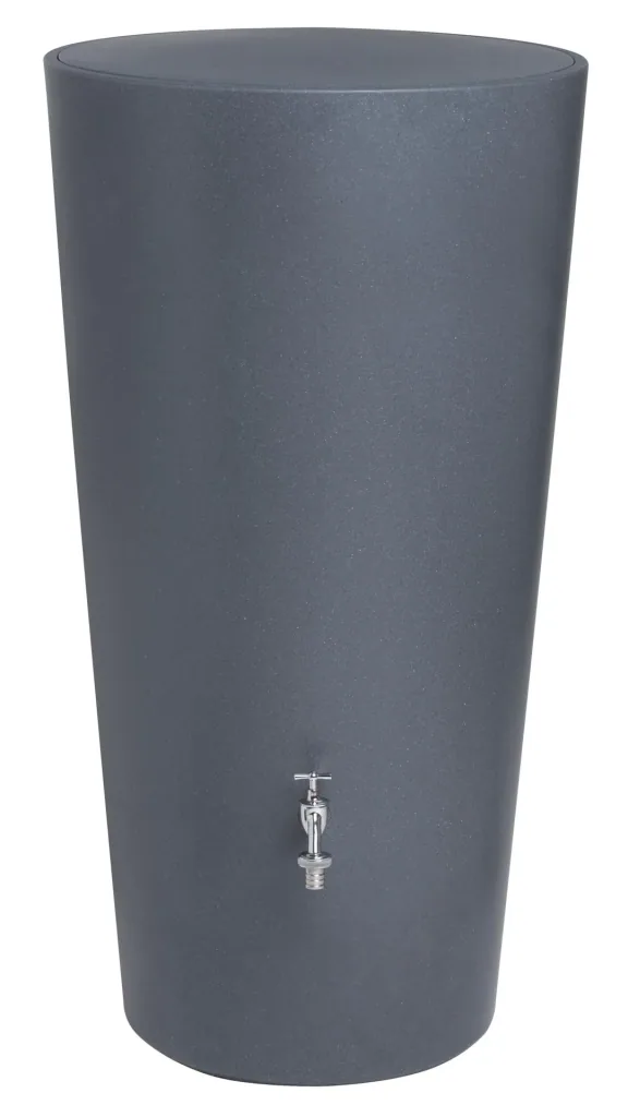 Rain storage tank "Rainbowl" 210 L concrete grey