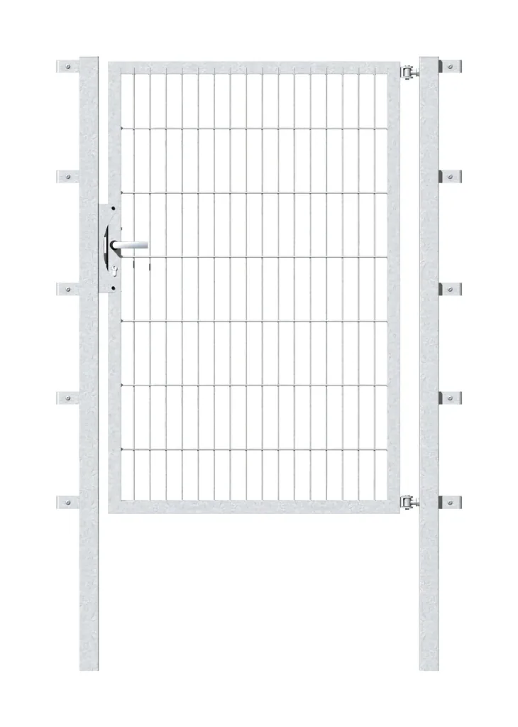 Single gate Flexo with accessories, hot-dip galvanized/ width 100 cm, height 100 cm