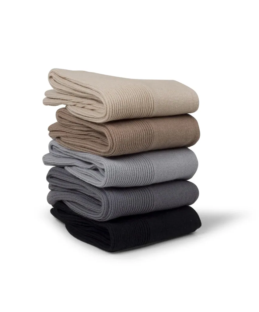 Comfortable socks, light assorted, size 39 - 42, 5 pairs