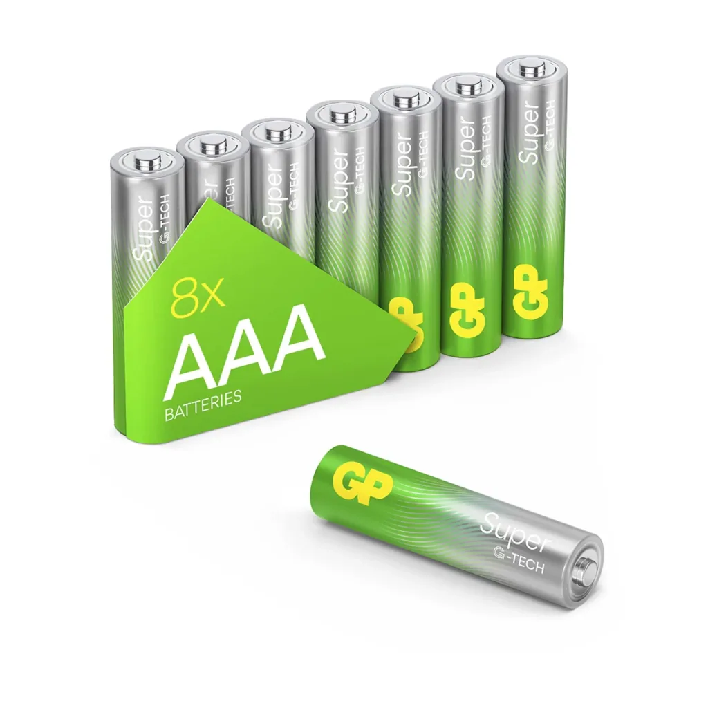 SUPER Micro (AAA) Alkaline Batteries - 8 pieces