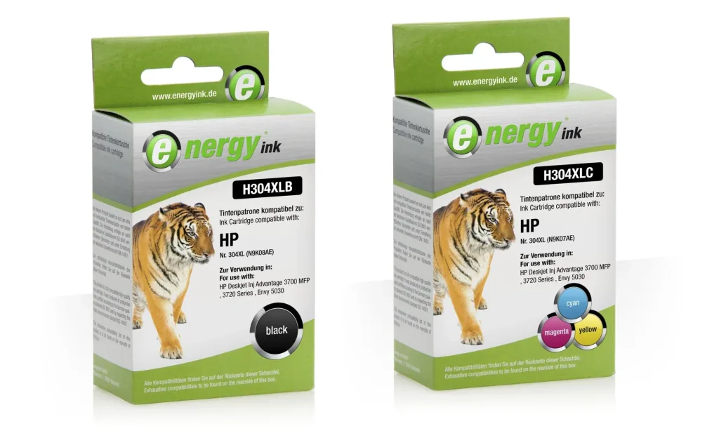 Ink cartridge ENH-304XLBK replaces HP No. 304 XL black