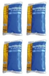 Refill pack for dehumidifiers 4 x 1 kg