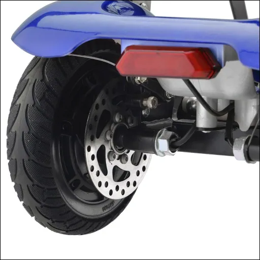 4-wheel electric vehicle Assisi 2.0 6 km/h Safety: 36V/10Ah Li-ion with luggage bag/basket, indicators, foldable, blue